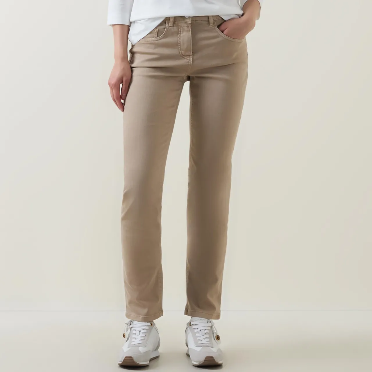 Outlet Sol Mid-Rise Slim Leg Jeans Women Denim