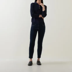 Sale Sol Mid-Rise Slim Leg Jeans Women Denim