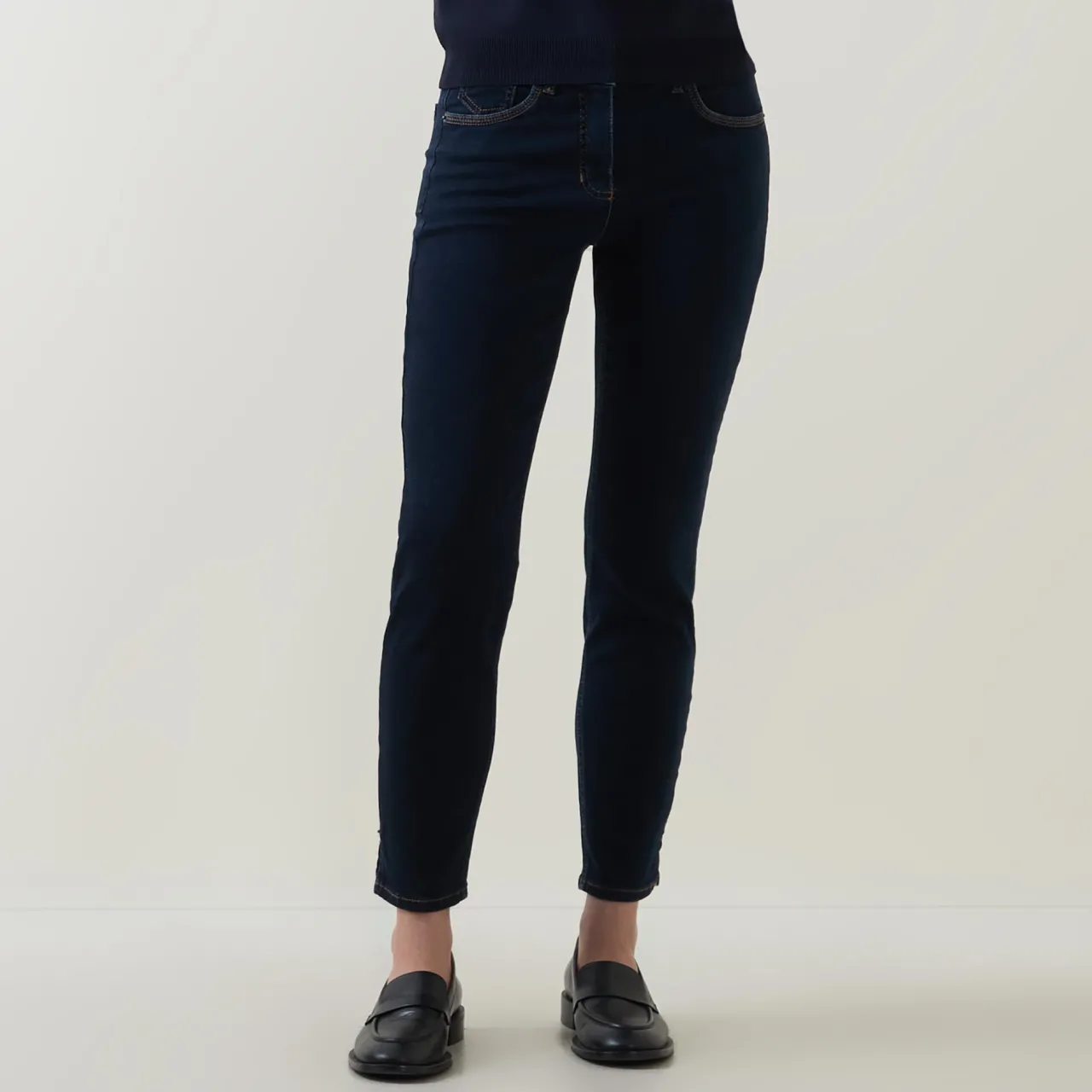 Sale Sol Mid-Rise Slim Leg Jeans Women Denim