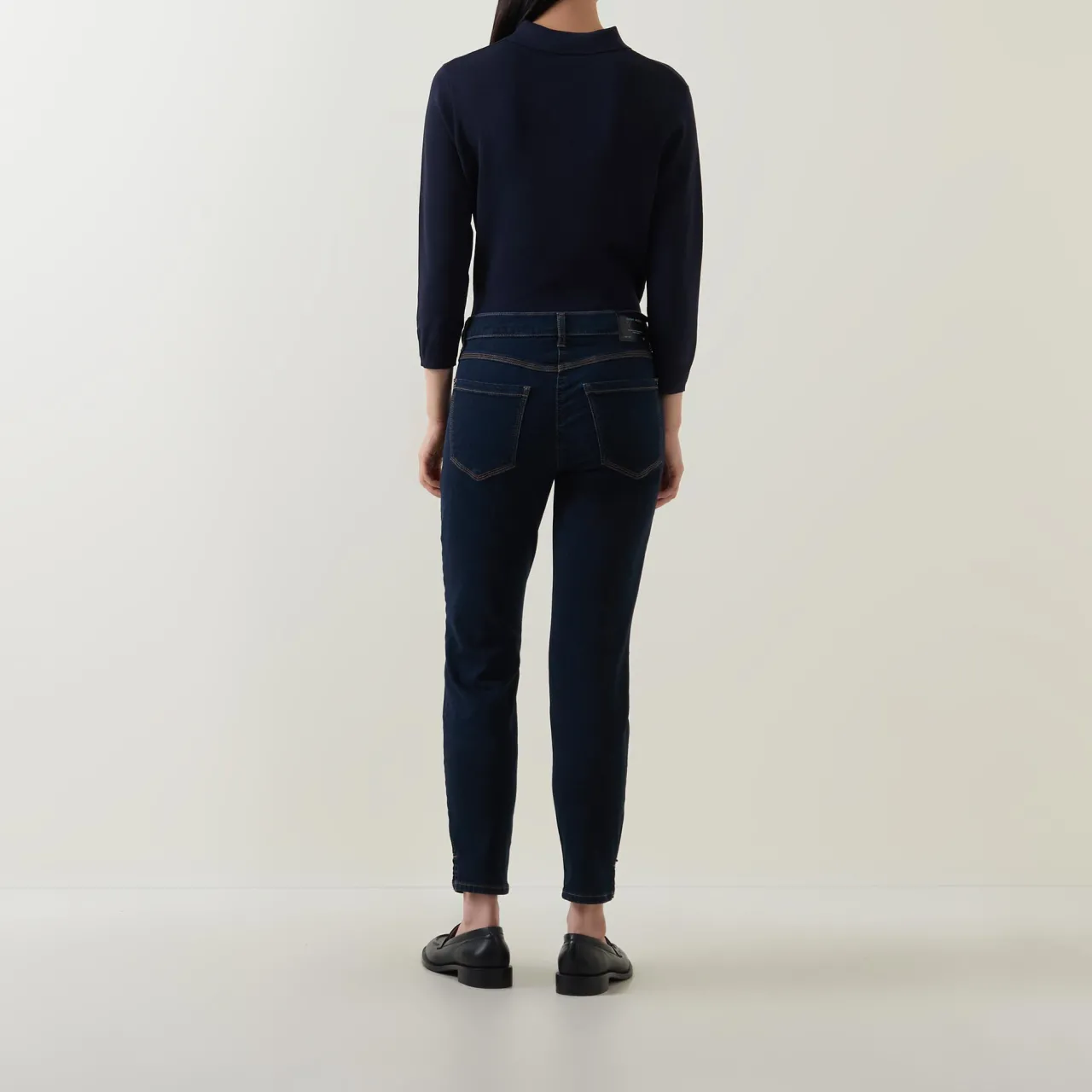 Sale Sol Mid-Rise Slim Leg Jeans Women Denim