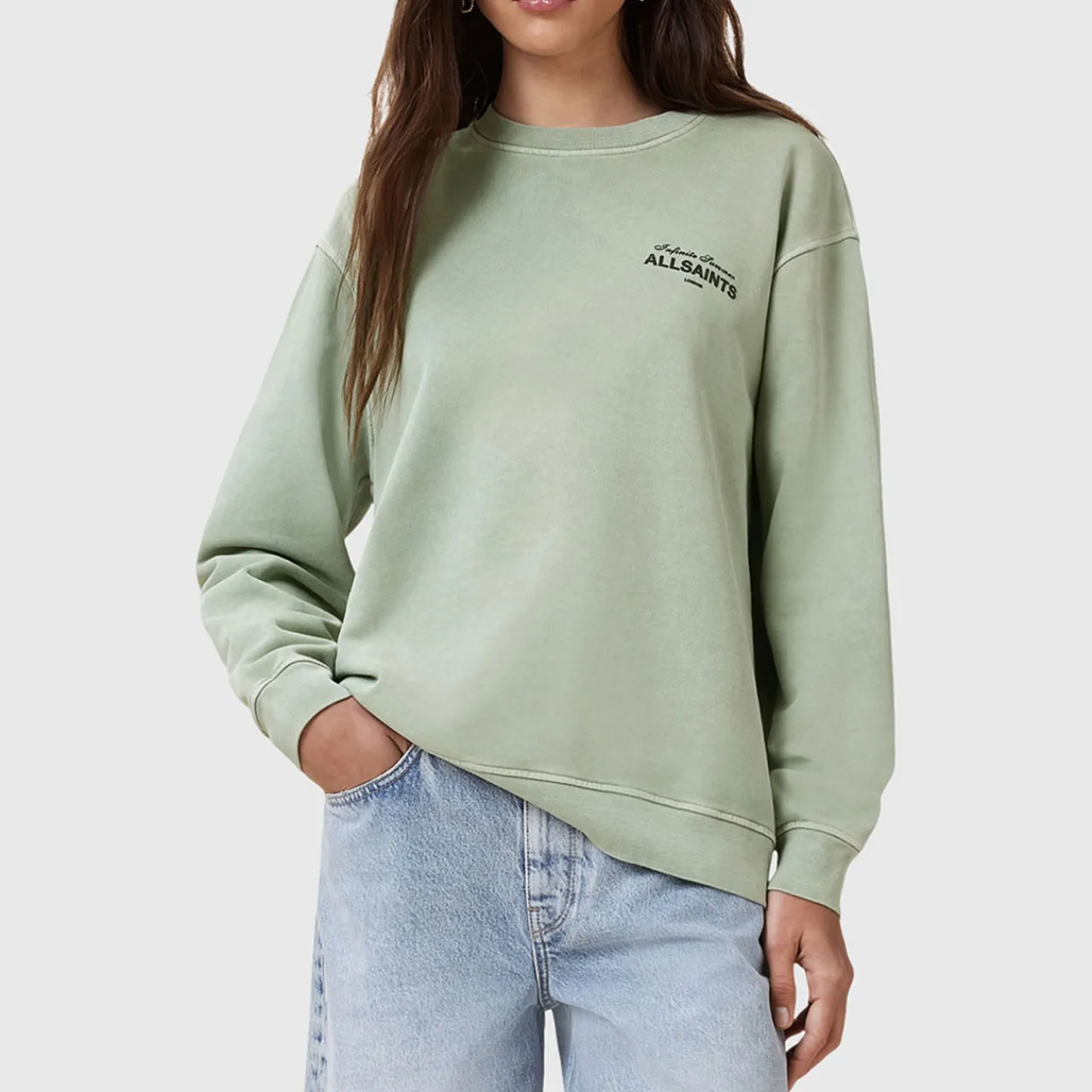 New Soleil Etta Oversized Logo Sweatshirt Women Sweatshirts & Hoodies