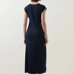 New Solid Jersey Dress Women Dresses