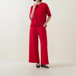 Solid Knit Sweater Women Sweaters & Cardigans