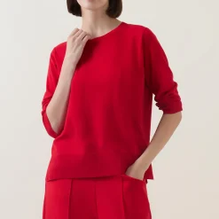 Solid Knit Sweater Women Sweaters & Cardigans