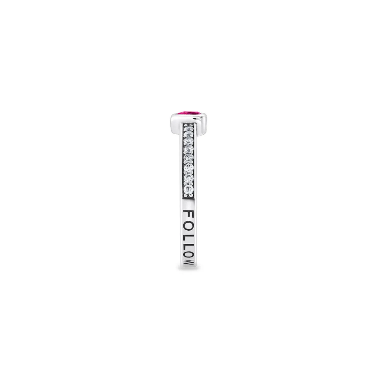 Discount Solitaire Ring With Heart Stone Women Rings