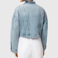 Discount Sonny Oversized Cropped Denim Jacket Women Coats & Jackets