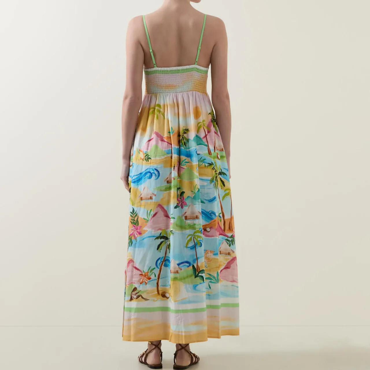 Hot South Pacific Printed Dress Women Swimwear & Beachwear