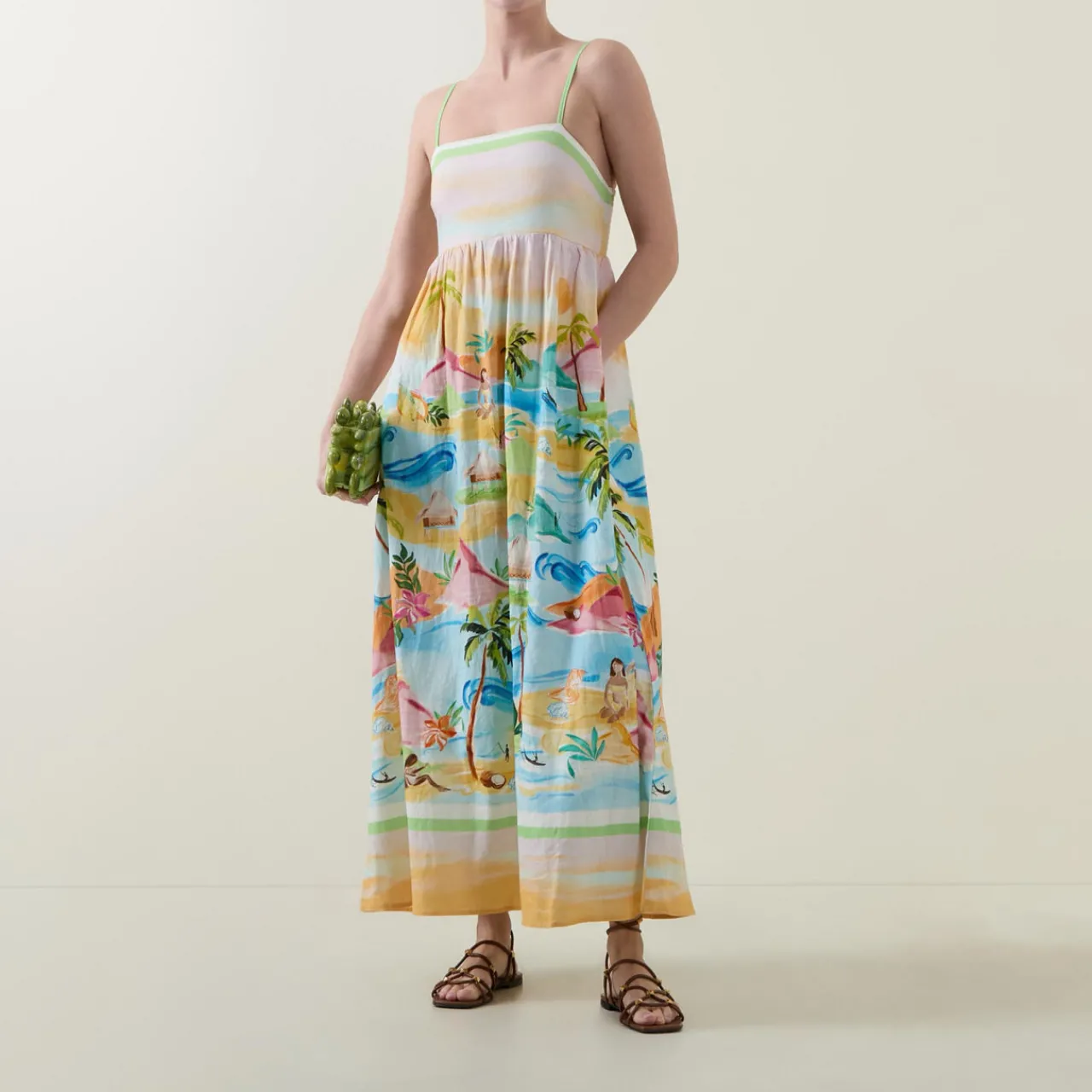 Hot South Pacific Printed Dress Women Swimwear & Beachwear