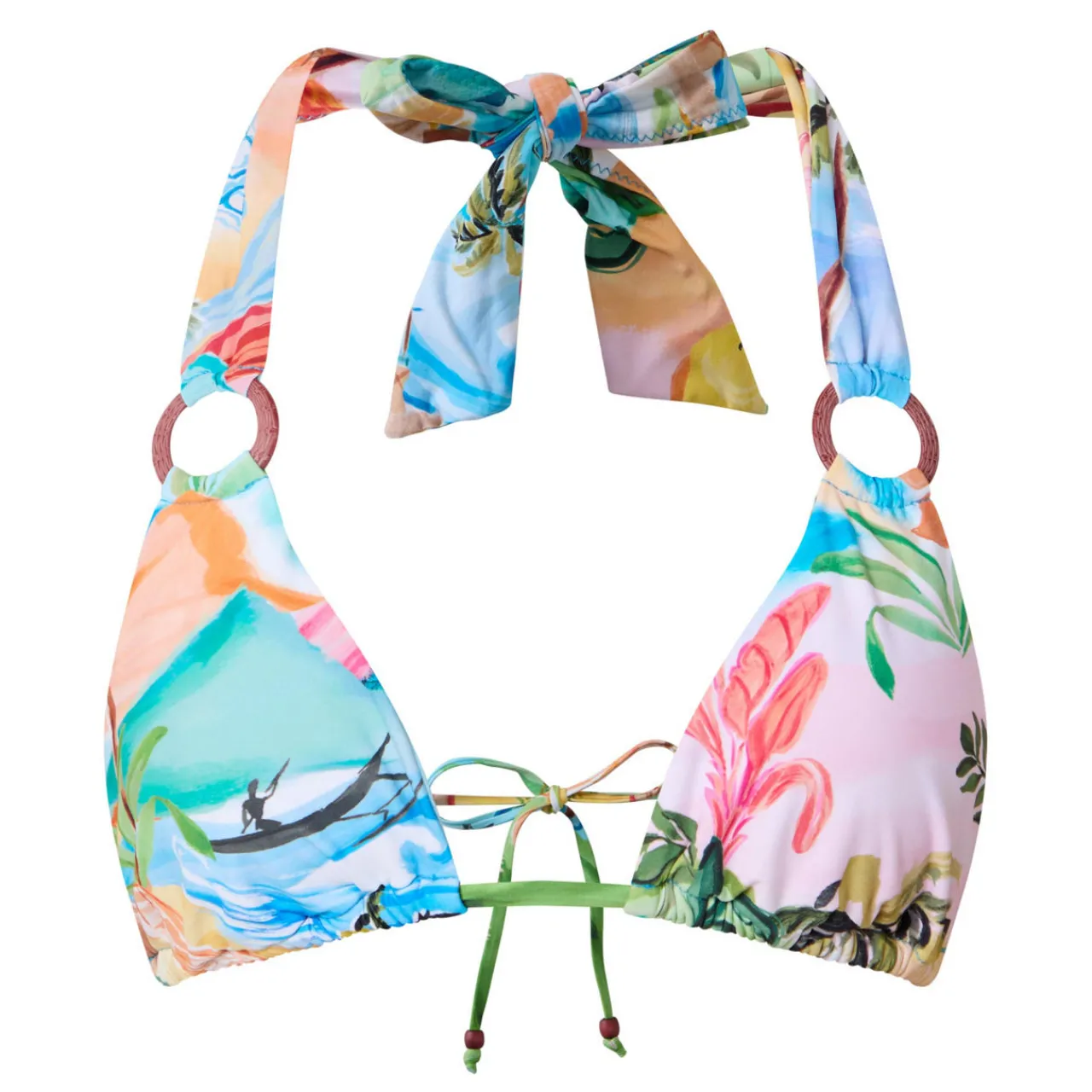 Best South Pacific Slide Triangle Bikini Top Women Swimwear & Beachwear