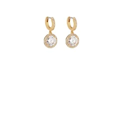 Sale Sparkle Pavé Mini Hoops Women Earrings