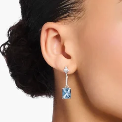 New Sparkling Drop Embellished Earrings Women Earrings