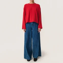 Spina Boxy Knitted Sweater Women Sweaters & Cardigans