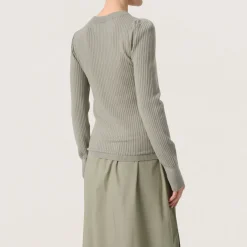 Hot Spina Rib Knit Sweater Women Sweaters & Cardigans