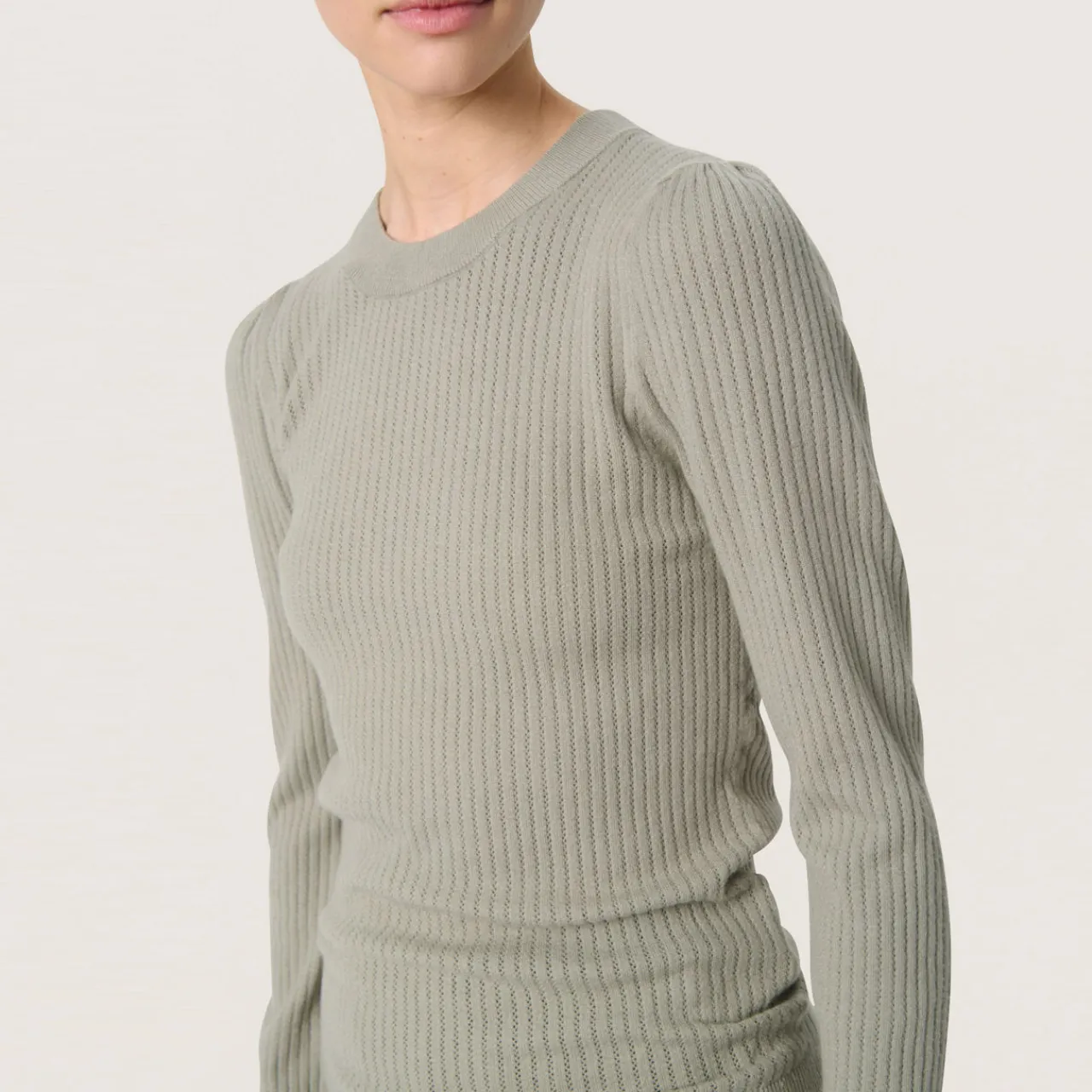 Hot Spina Rib Knit Sweater Women Sweaters & Cardigans