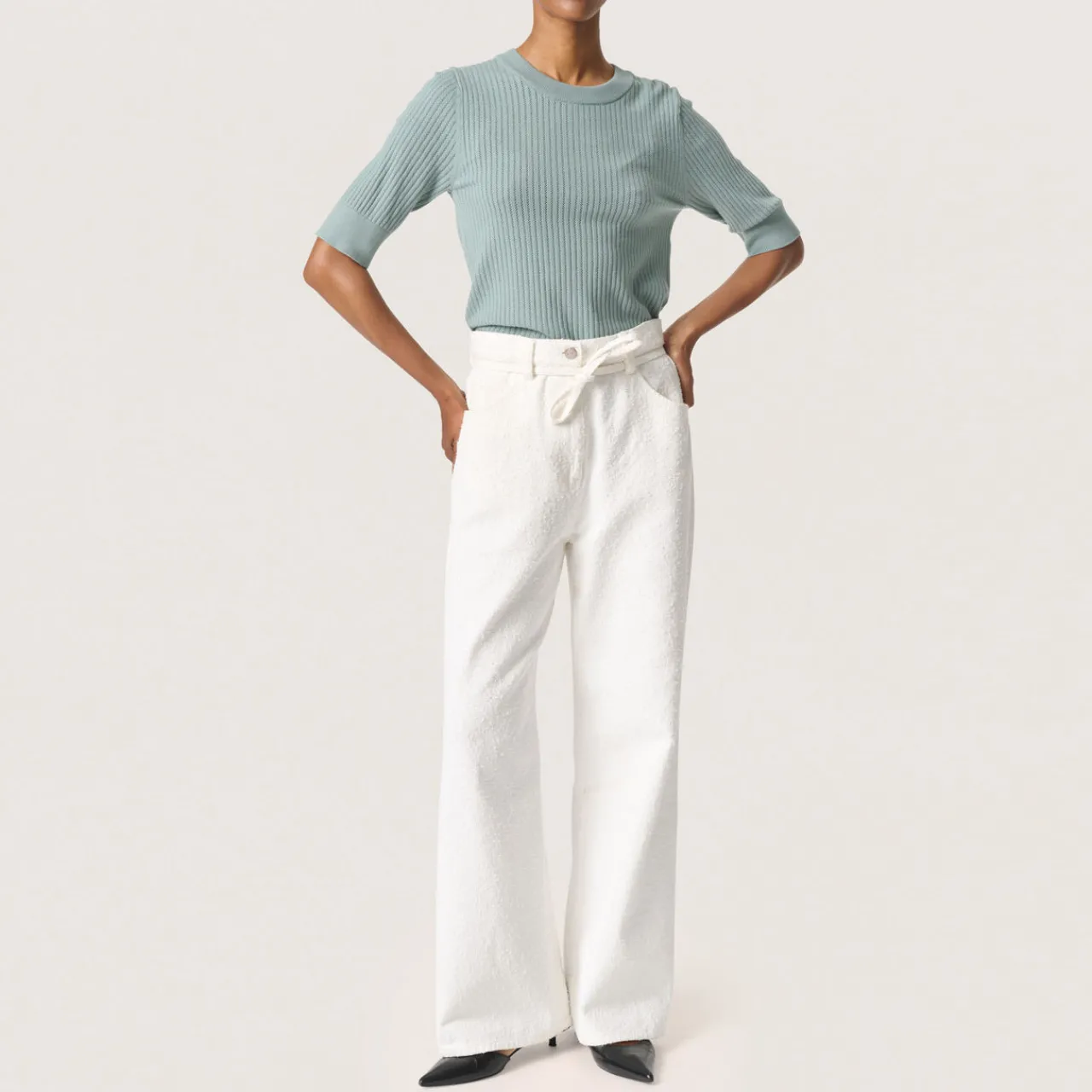 Sale Spina Rib Knit Top Women Sweaters & Cardigans