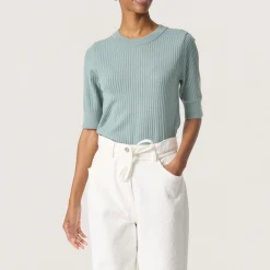 Sale Spina Rib Knit Top Women Sweaters & Cardigans