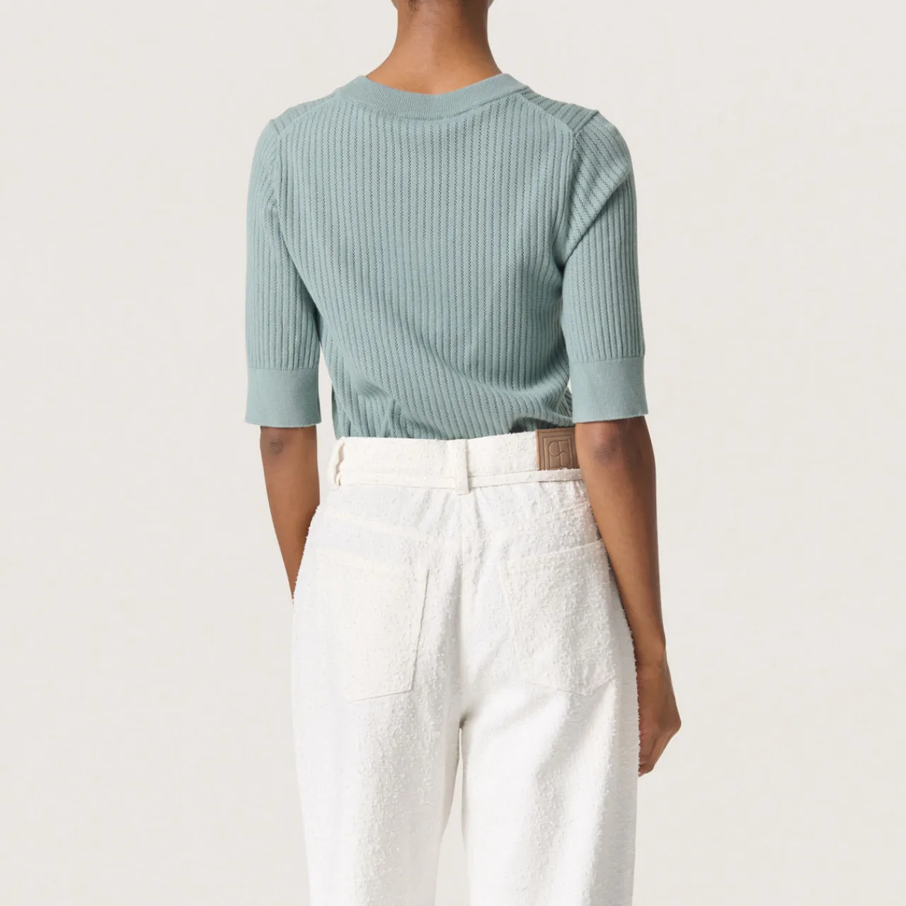 Sale Spina Rib Knit Top Women Sweaters & Cardigans