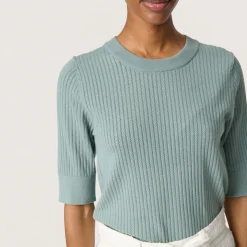 Sale Spina Rib Knit Top Women Sweaters & Cardigans