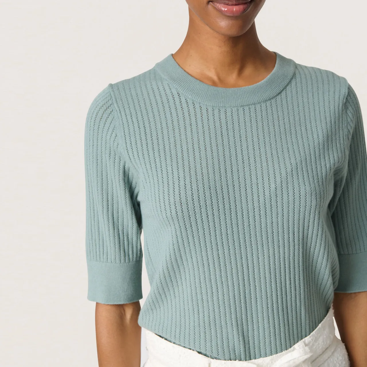 Sale Spina Rib Knit Top Women Sweaters & Cardigans