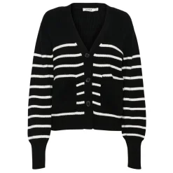 Discount Spina Striped Knit Cardigan Women Sweaters & Cardigans