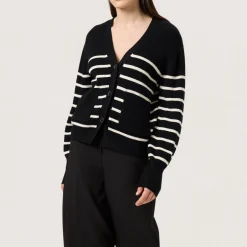 Discount Spina Striped Knit Cardigan Women Sweaters & Cardigans