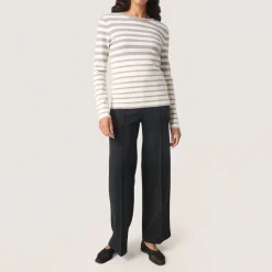 Hot Spina Striped Sweater Women Sweaters & Cardigans
