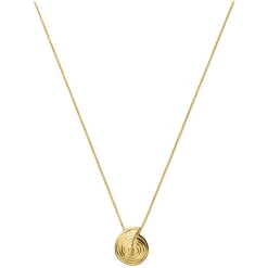 Online Spiral Mini Pendant Chain Necklace Women Necklaces