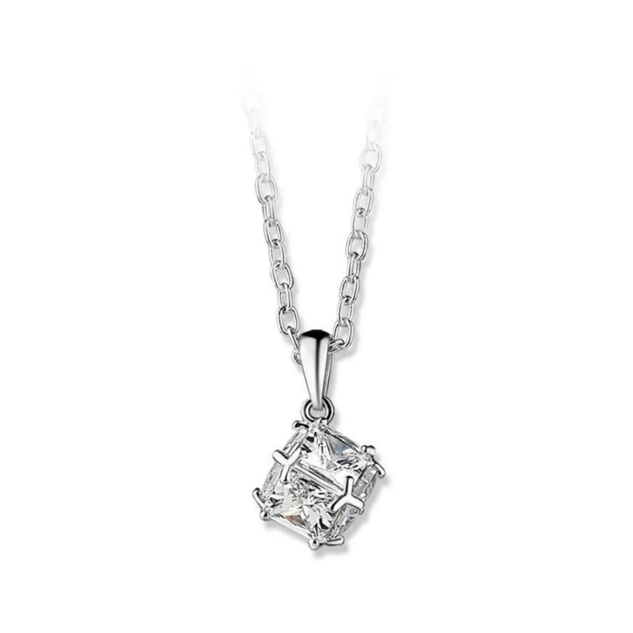 Sale Square Drop Pendant Necklace Women Necklaces