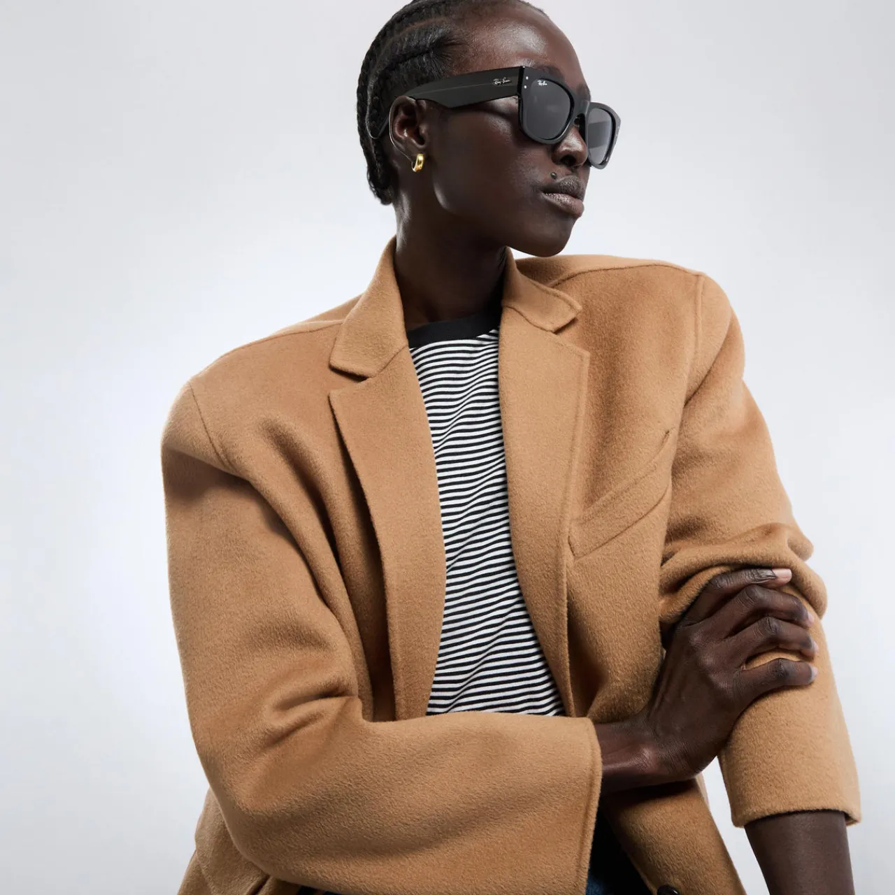 New Square Sunglasses RB0840S Mega Wayfarer Women Sunglasses
