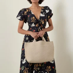 New St. Barths Medium Tote Bag Women Top Handle Bags|Tote Bags