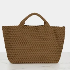 St Barths Medium Woven Tote Bag Women Top Handle Bags|Tote Bags