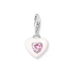 New Sterling Silver Heart Charm Pendant Women Charms