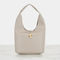 Online Stone Lock Slouchy Hobo Bag Women Shoulder Bags