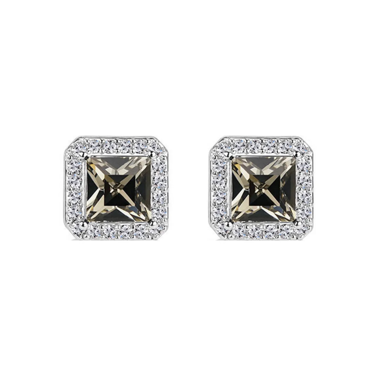 Outlet Stone Square Earrings Women Earrings
