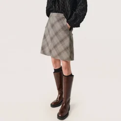 Storie Check Skirt Women Skirts