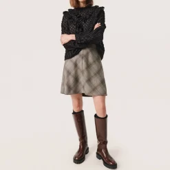 Storie Check Skirt Women Skirts