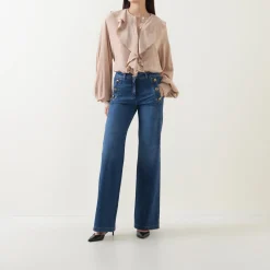 Hot Straight Leg Jeans Women Denim