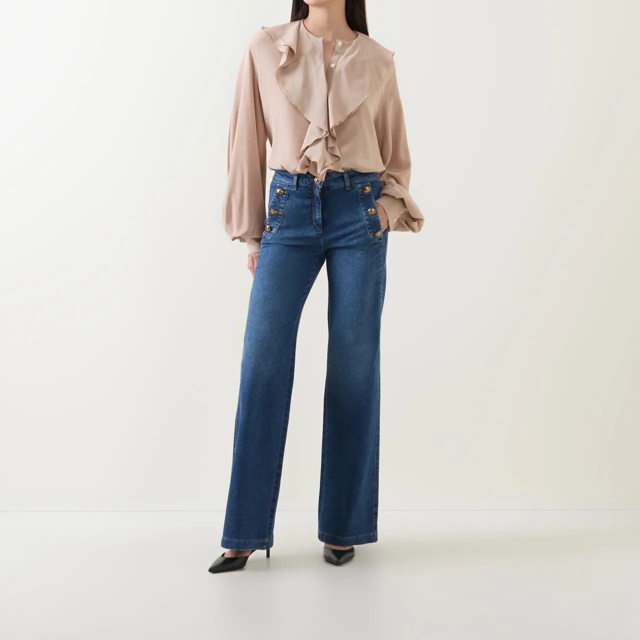 Hot Straight Leg Jeans Women Denim