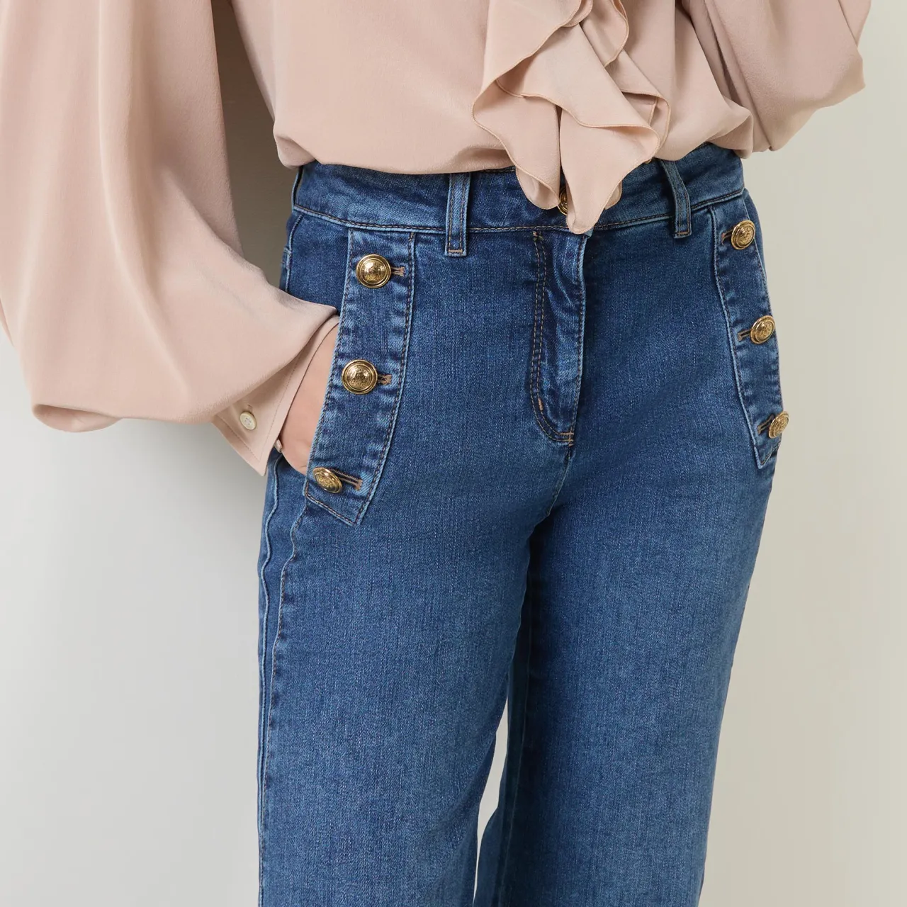 Hot Straight Leg Jeans Women Denim