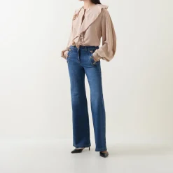 Hot Straight Leg Jeans Women Denim