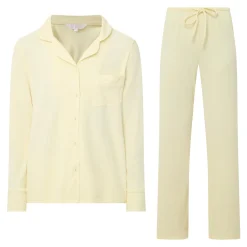 New Stretch Rib Long Pyjama Set Women Sleepwear