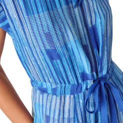 Online Stripe Drawstring Pocket Jumpsuit Women Jumpsuits