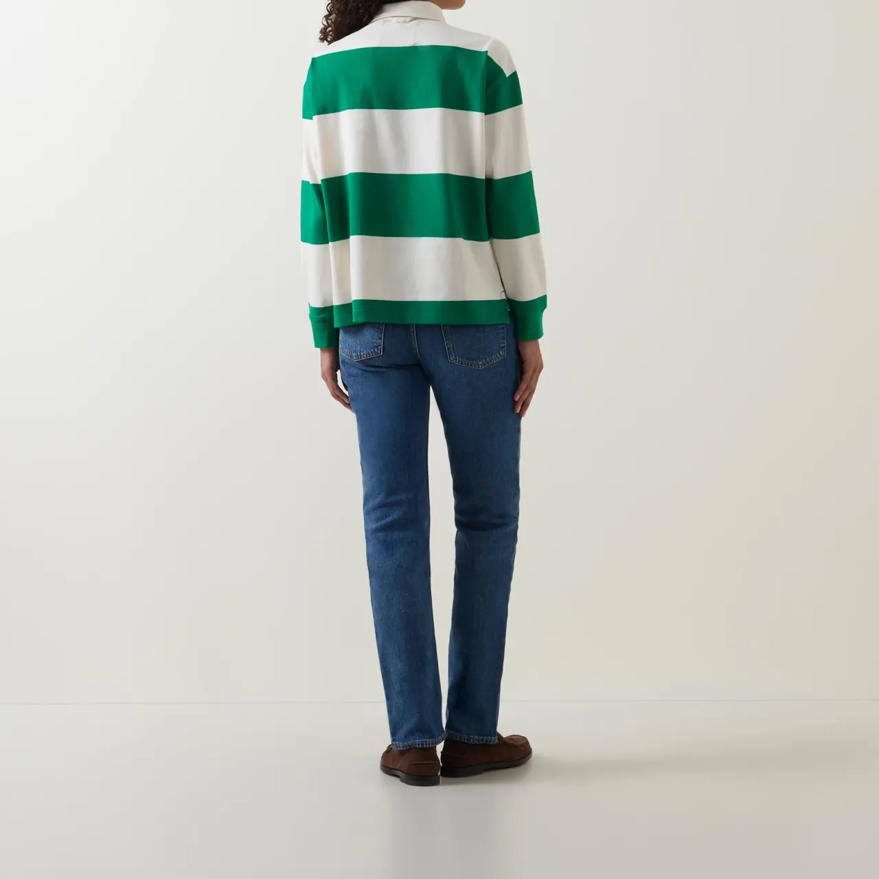 Best Stripe Heavyweight Rugby Top Women Tops