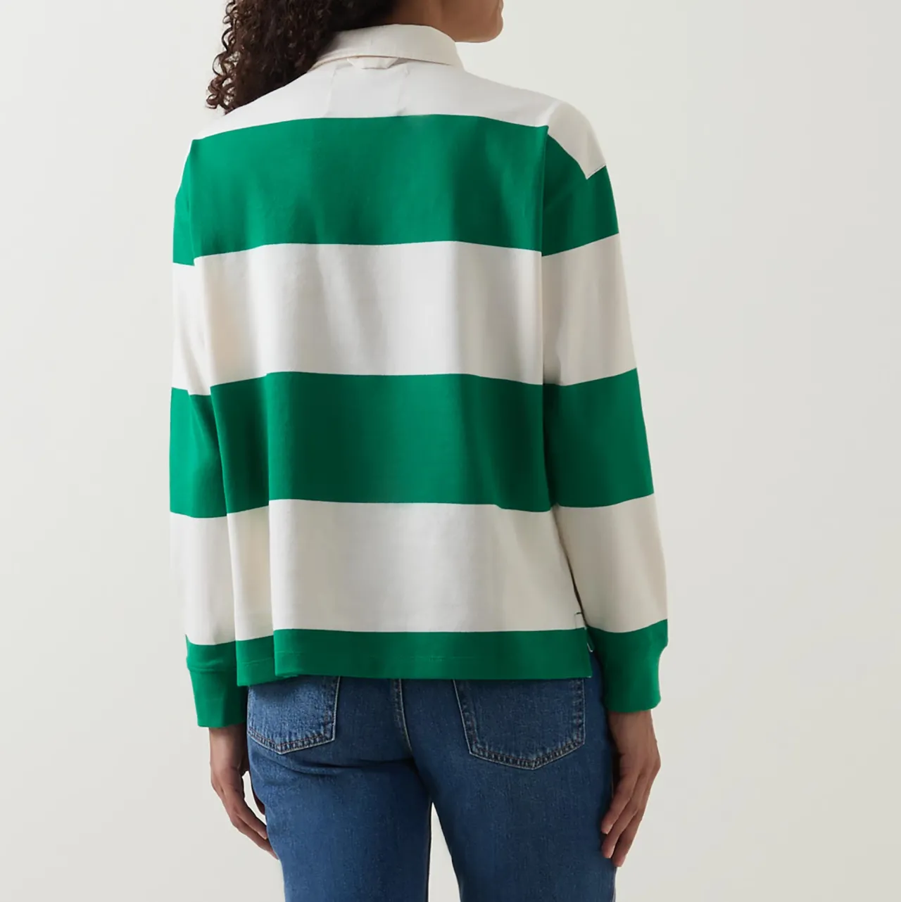 Best Stripe Heavyweight Rugby Top Women Tops