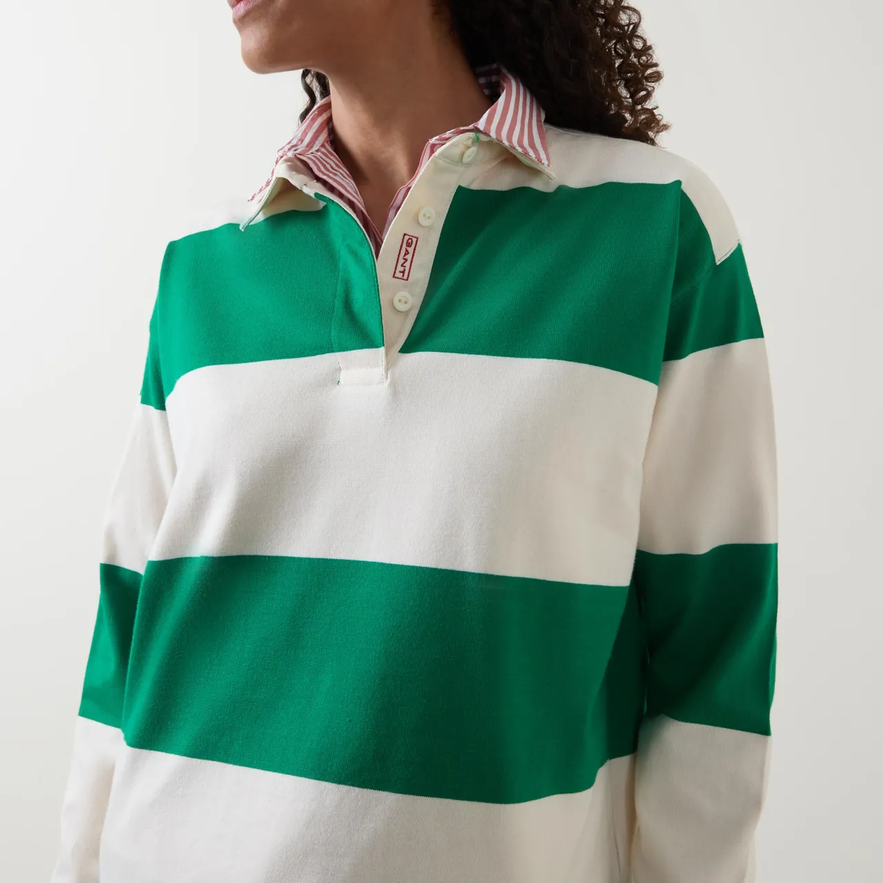 Best Stripe Heavyweight Rugby Top Women Tops