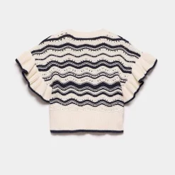 Best Striped Knit Top Women Sweaters & Cardigans
