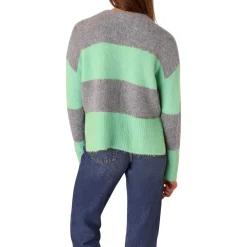 New Striped Knitted Sweater Women Sweaters & Cardigans