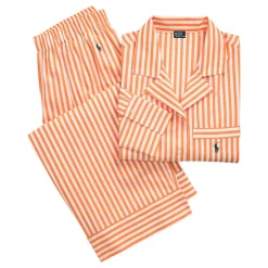 Clearance Striped Pony Logo Pyjama Set Women Sleepwear