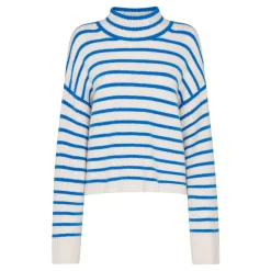 Outlet Striped Rib-Knit Sweater Women Sweaters & Cardigans