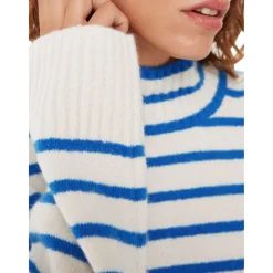 Outlet Striped Rib-Knit Sweater Women Sweaters & Cardigans